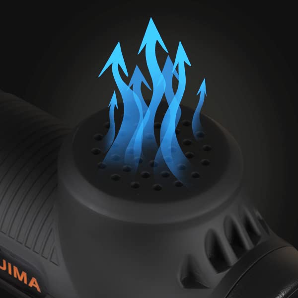 TAIJIMA Massage Gun,Muscle Massage Gun for Athletes,Handheld Deep Tissue Massager,Body Back Muscle Massager with 10 Massage Heads and LCD Touch Screen (Black)